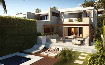 chalets con terraza cerca de la playa en venta