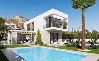 63 venta de casas exterior con terraza en finestrat