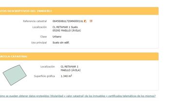 venta suelo urbanizable maello urbanización la fontanilla