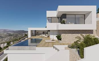 chalets en venta en benitachell con terraza