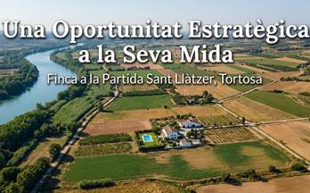 venta finca rustica tortosa sant llatger