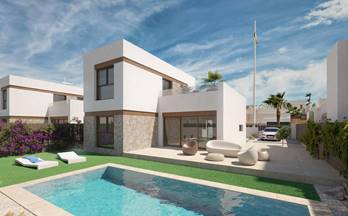 chalets exteriores en venta en algorfa con vistas
