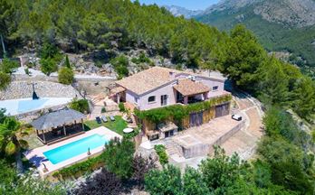 venta chalet guadalest montaña