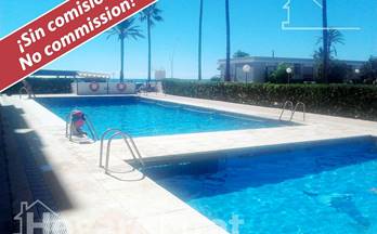 venta piso torreblanca primera linea de playa torreno