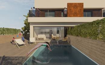 venta chalet adosado san javier 