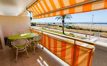 alquiler piso cunit 1ª linea de playa