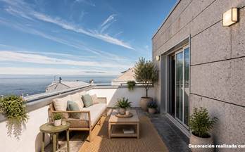 venta atico a coruña monte alto