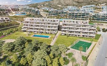 130 pisos en venta en finestrat con piscina