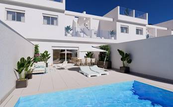 venta chalet adosado los alcazares serena golf