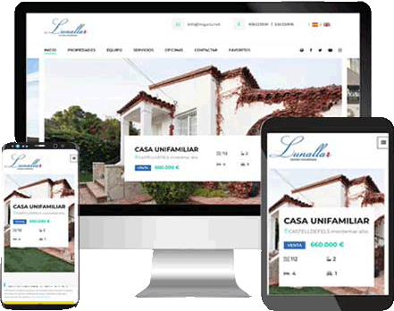 Web inmobiliaria profesional